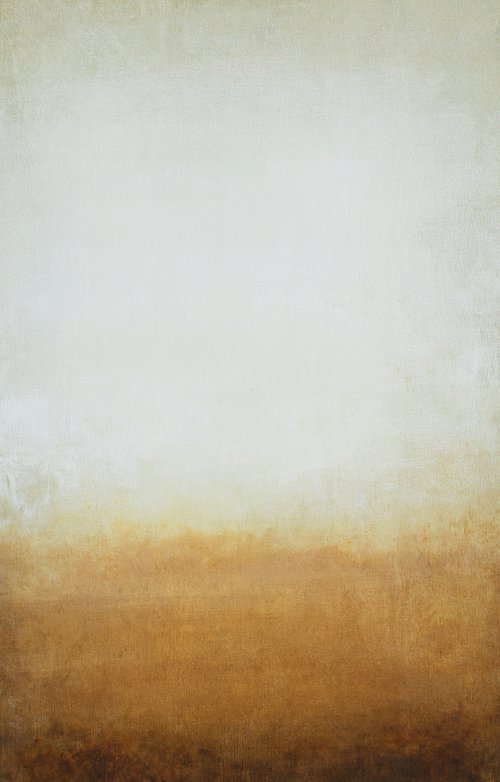 Bright Earth 210803, minimalist abstract earth tones by Don Bishop