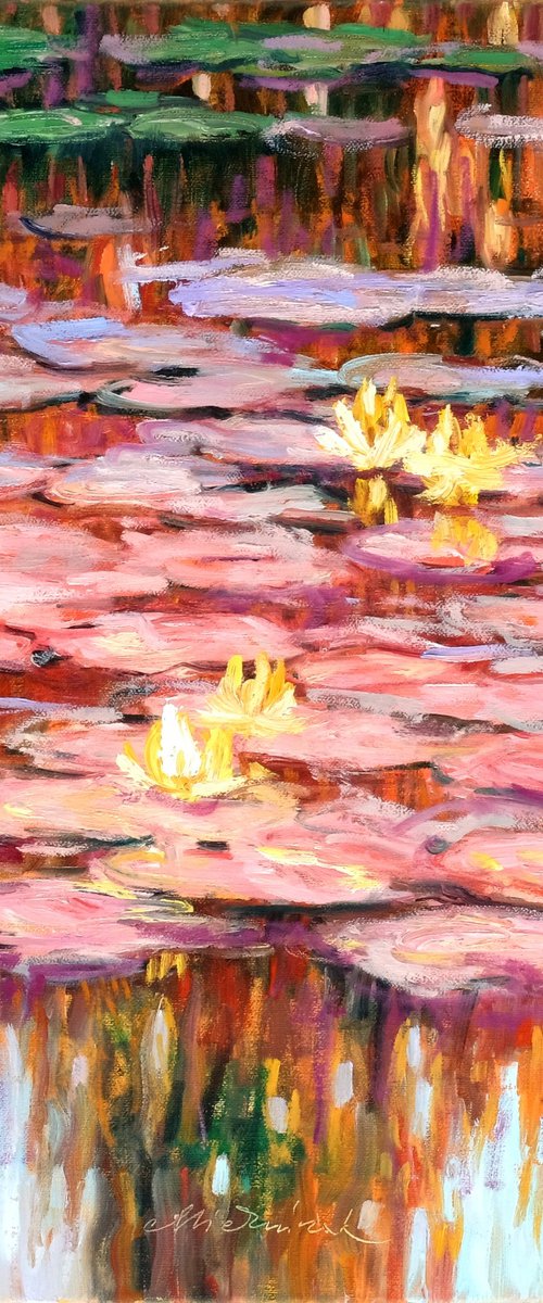 Nenuphars 5. by Richard Mierniczak