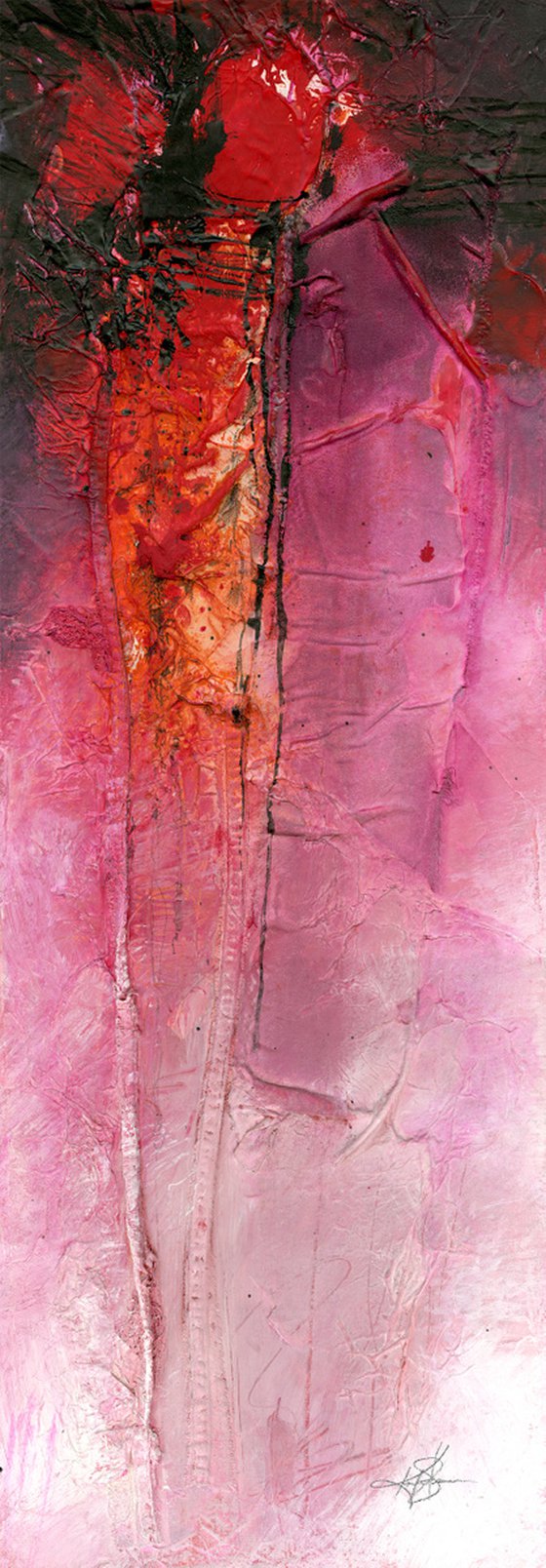 An Uncharted Journey 2 - Textural Abstract Painting  by Kathy Morton Stanion