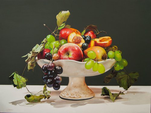 Still life with fruits II by Valeri Tsvetkov