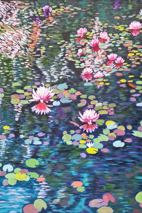Water Lilies by Zulfiya Mukhamadeyeva