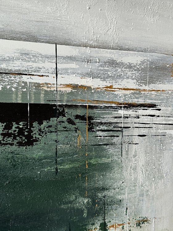 Emerald Divide. golden accents