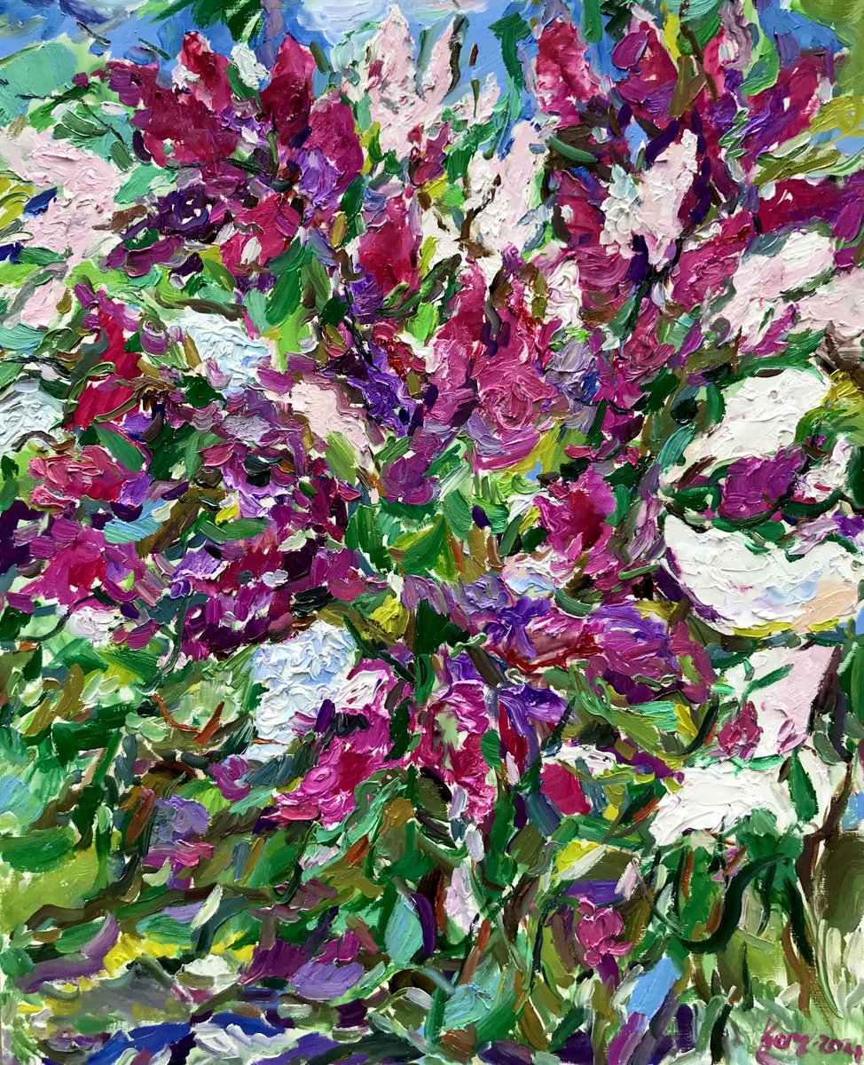 Lilac Blooming by Karakhan