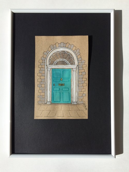 Turquoise door. by Olga Ivanova