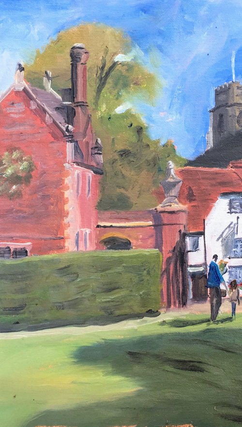 Chilham village Kent by Julian Lovegrove Art