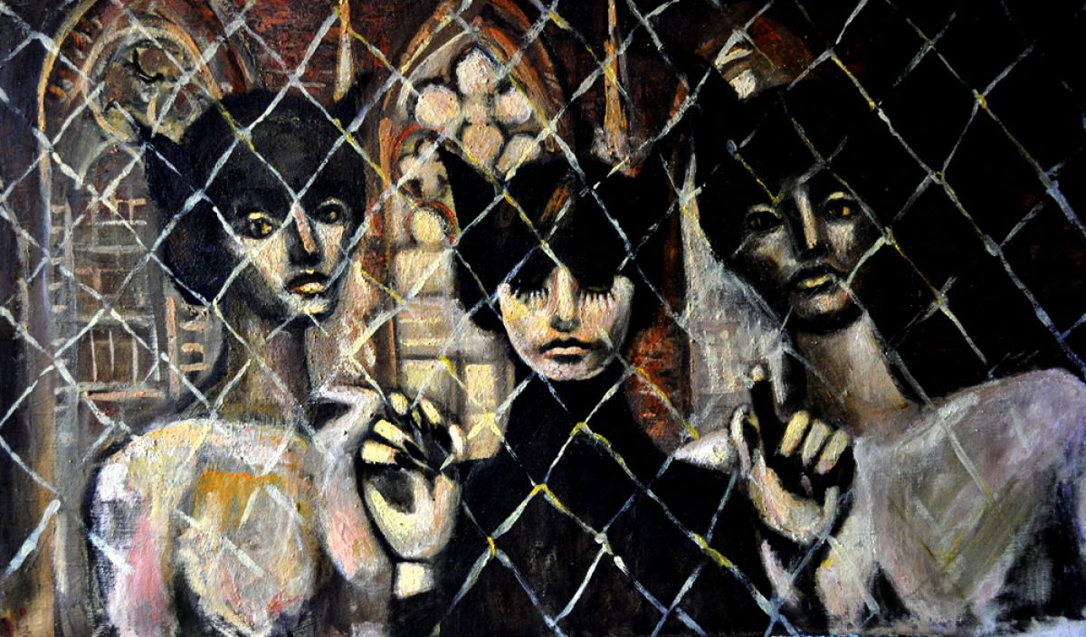 Cat People in Prison by Alex Solodov