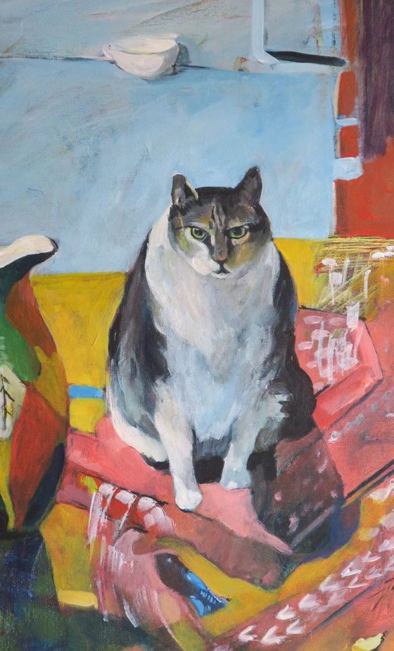 Still Life with Cat