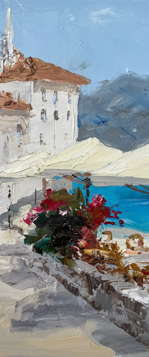 Cafe. Mediterranean Sea. by Irina Alexandrina