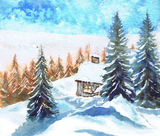 Cabin in the Snow