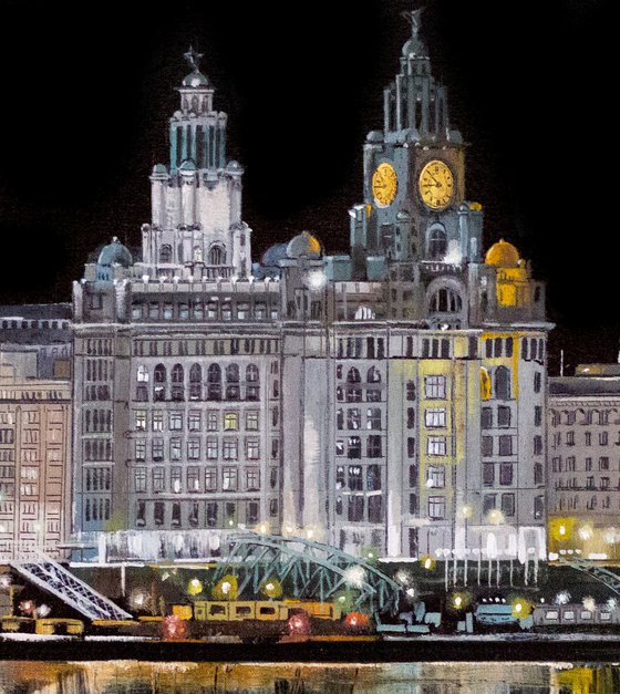 "Night Liverpool. England"