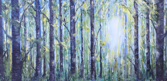In to the Woods (large ready to hang canvas)
