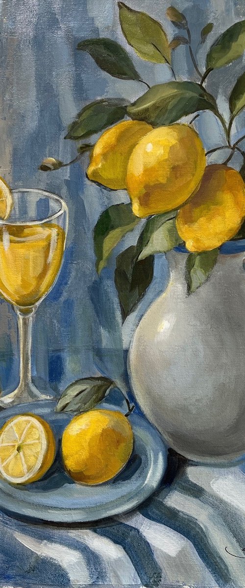 Still-life with Lemons by Silvia  Vassileva