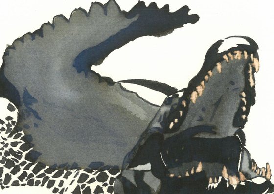 Crocodile I Animal Drawing