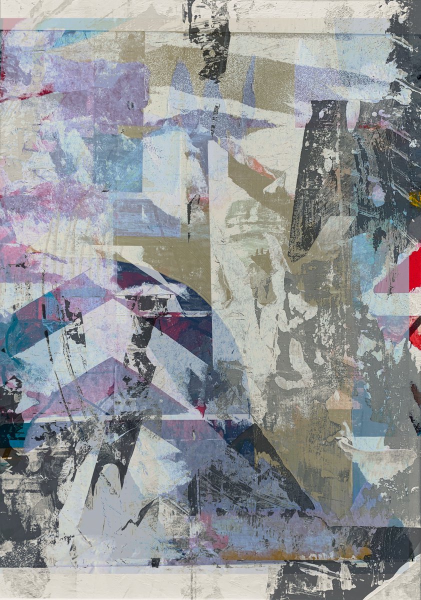 Abstract Limited Edition Print By The Most Active, 14 X 20", Exploring Tomorrow, Original Artwork