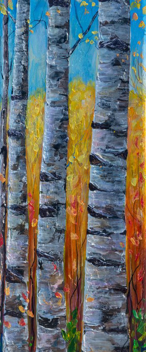 Colorado Aspen 2 by Lena Owens at OLena Art