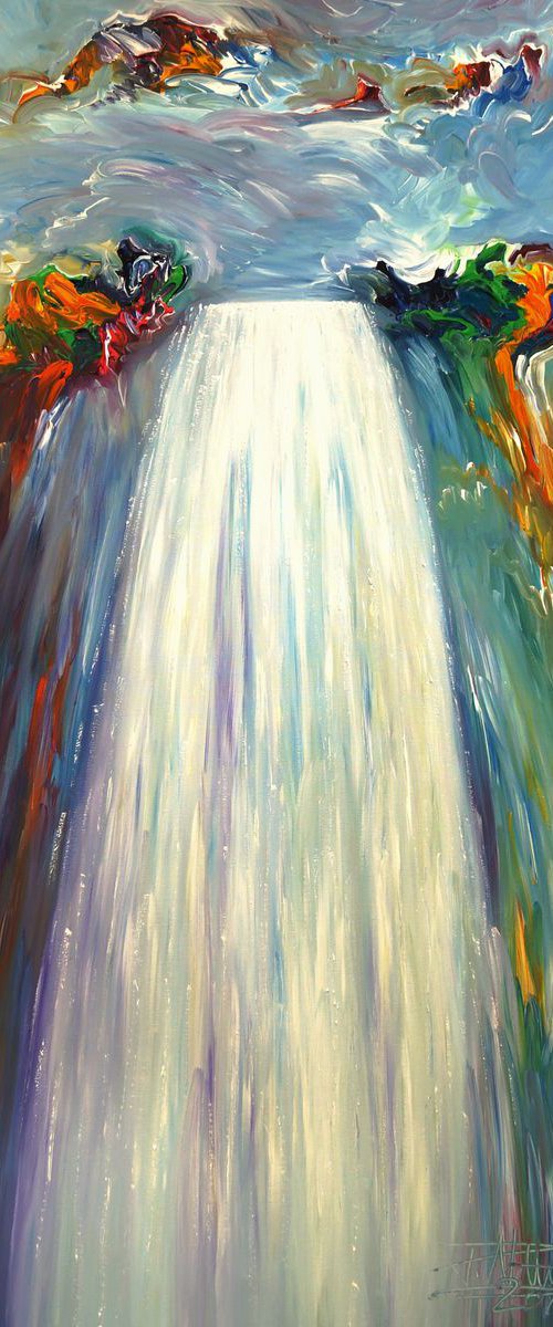 Mystery Waterfall L 3 by Peter Nottrott