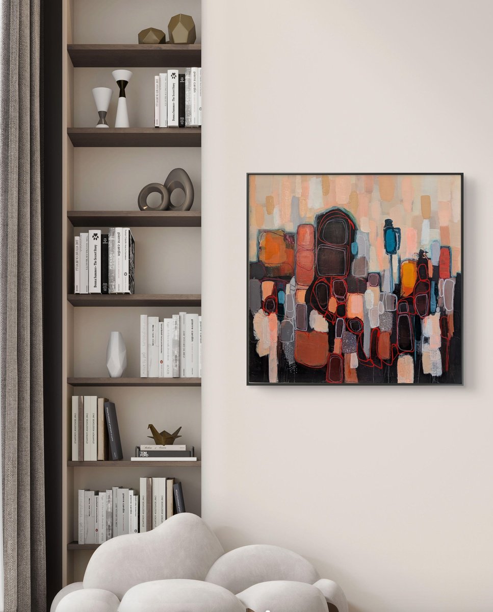  Held Together By Pia Jarvinen, 30 X 30, Artwork For Sale On Artfinder