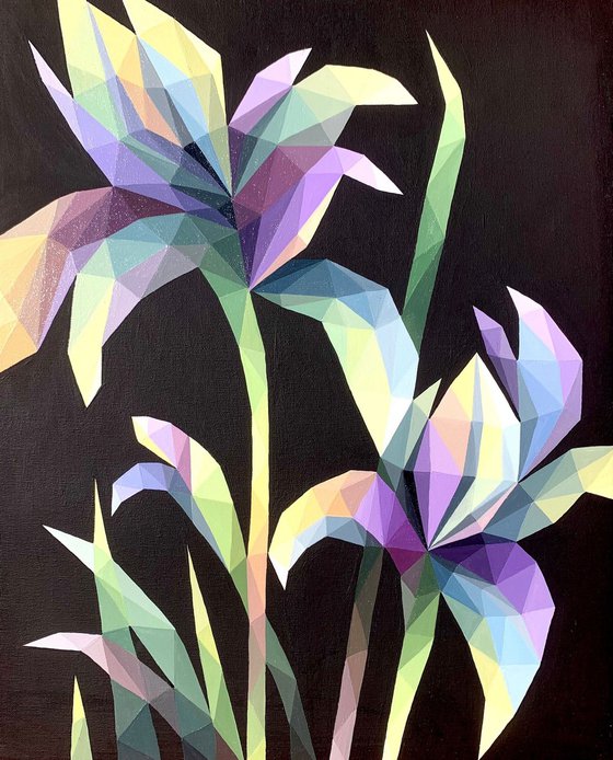 LILAC IRISES