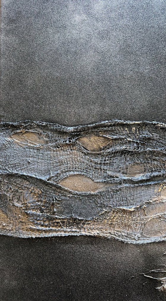 Bronze Texture on Velvet Black
