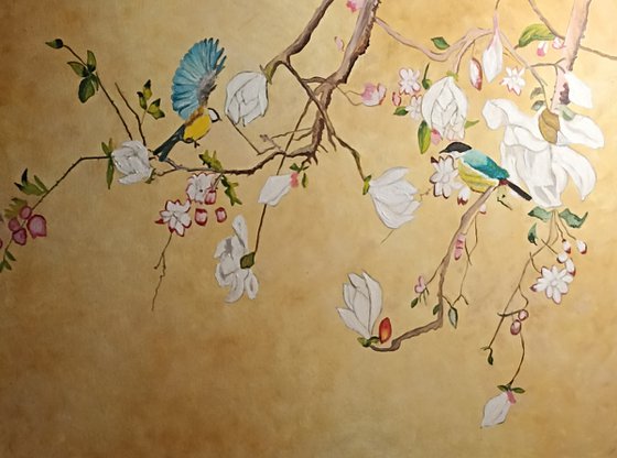 Birds on a branch
