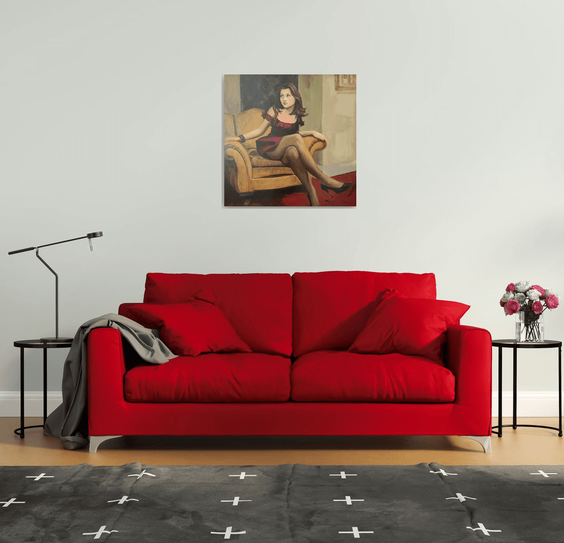 Couch Callipygous. Art Print