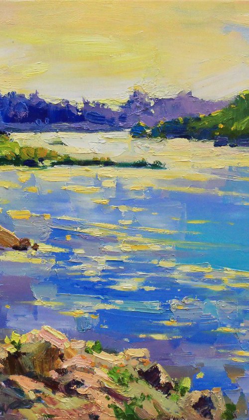 Summer on the river by Alisa Onipchenko-Cherniakovska
