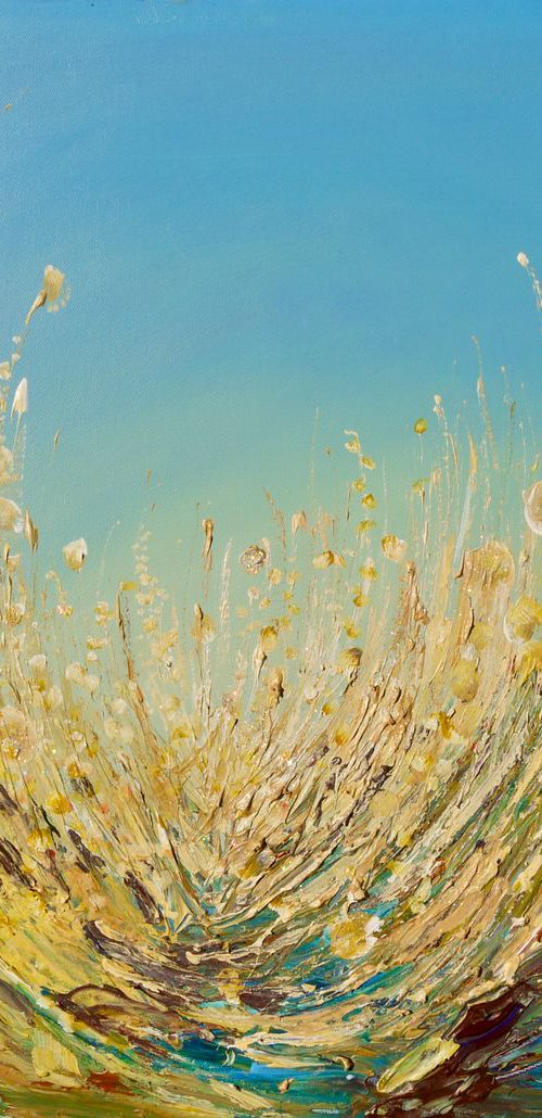 Golden Summer Grasses by Emma Sian Pritchard