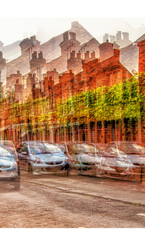 Inner City Streets 5. Abstract street scene. Limited Edition Photography Print #1/15 by Graham Briggs