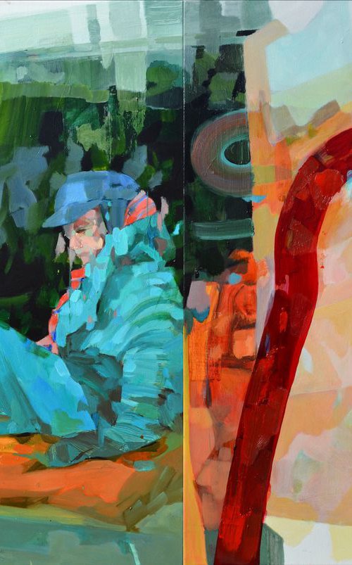 Red curvature by Melinda Matyas