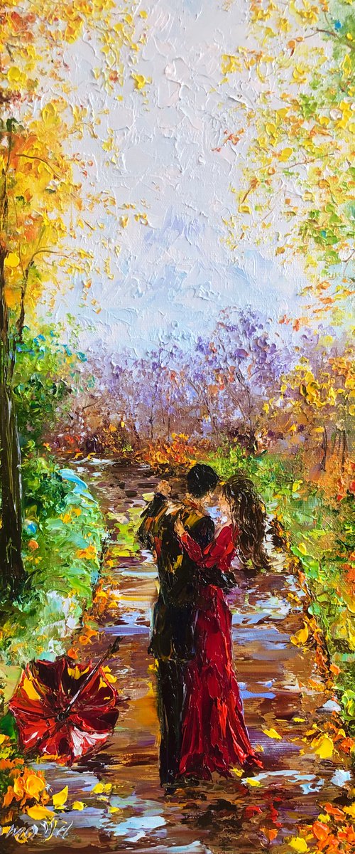 FOREST TANGO - Date. Love. Rain. Dance. Couple. Person. Woman. by Marina Skromova