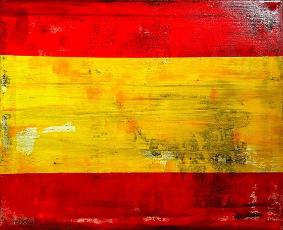 Spanish Flag - 3D Historical Corrosion