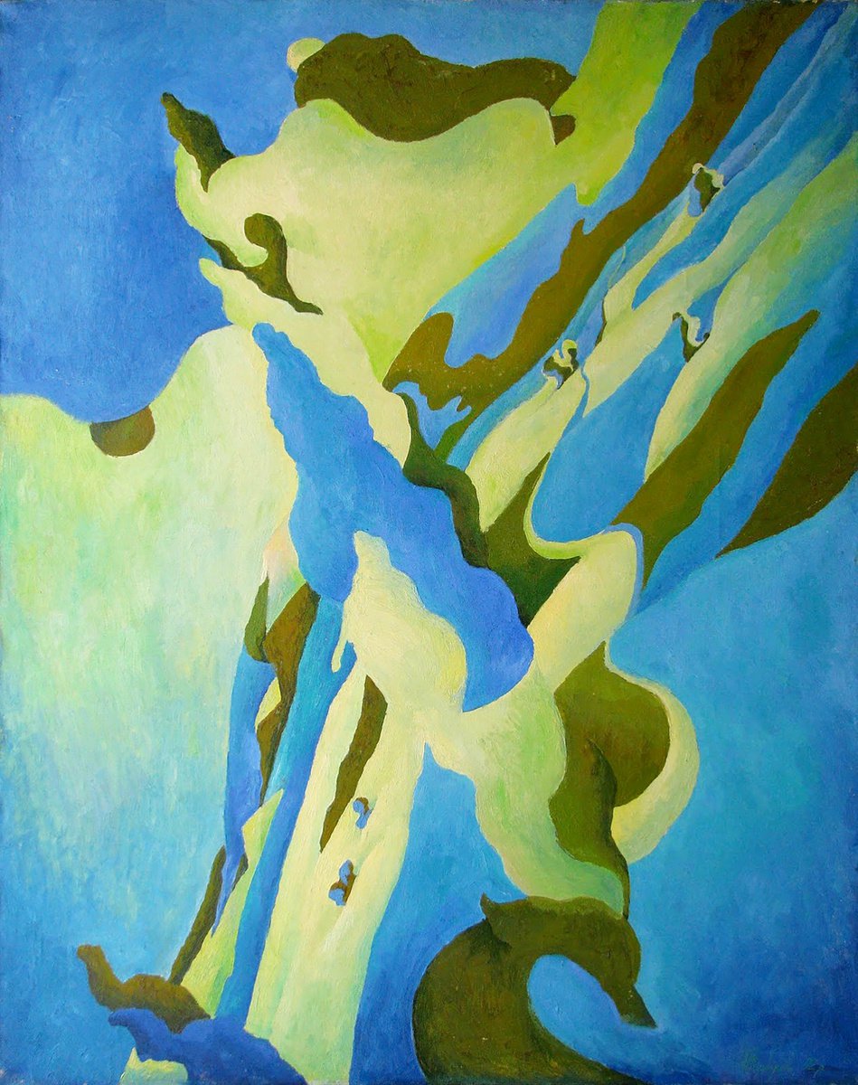 Impressionistic Abstract Oil Painting By Anatolii Varvarov, 48 X 39, Poplar, Original Artwork