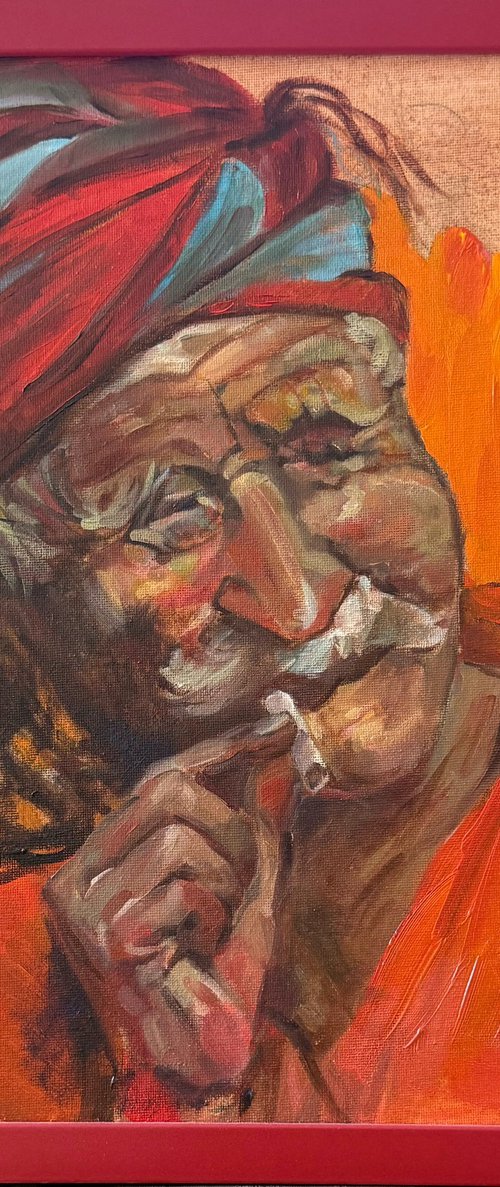 The Old Nomad's Smile by Liora Naor