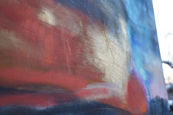 composition with gold and orange