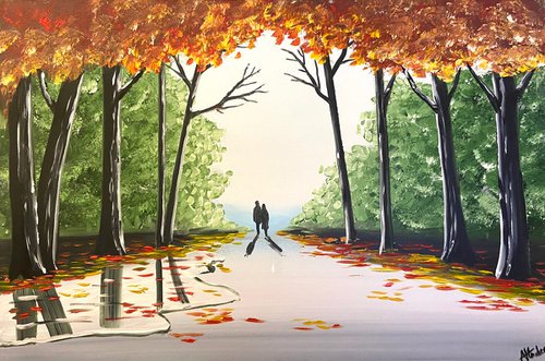 A Wonderful Autumn Walk 3 by Aisha Haider