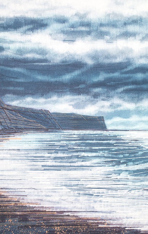 Seascape Under Stormy Skies by Marc Todd