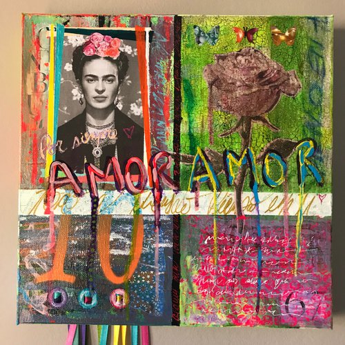 Por Siempre Amor Amor - Frida Kahlo by Hernan Reinoso