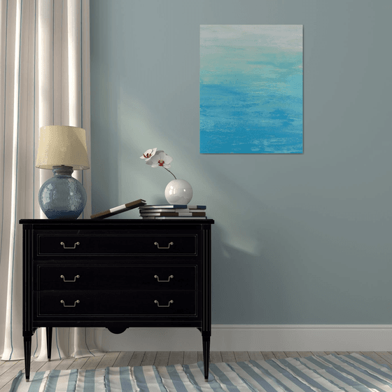 Water's Edge - Modern Abstract Seascape