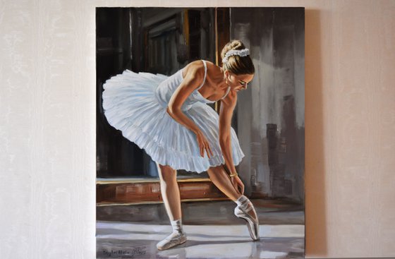 Preparing for ballet classes