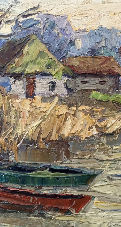 Ferry. Spring by Kalenyuk Alex