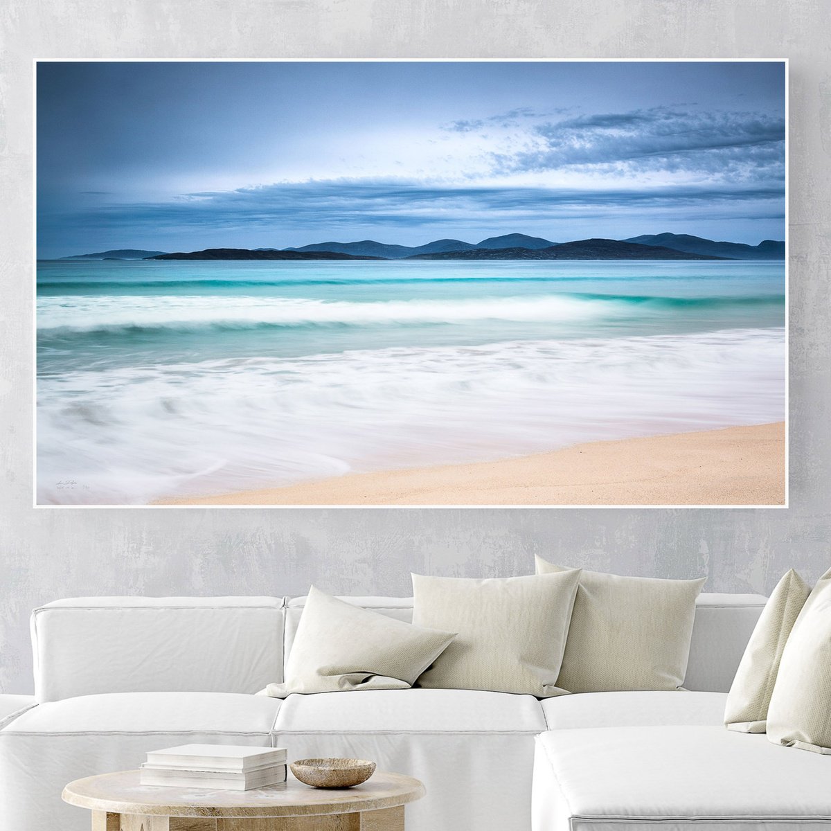 Impressionistic Landscape Photograph By Lynne Douglas, 64 X 44", Walk With Me...., Original Artwork