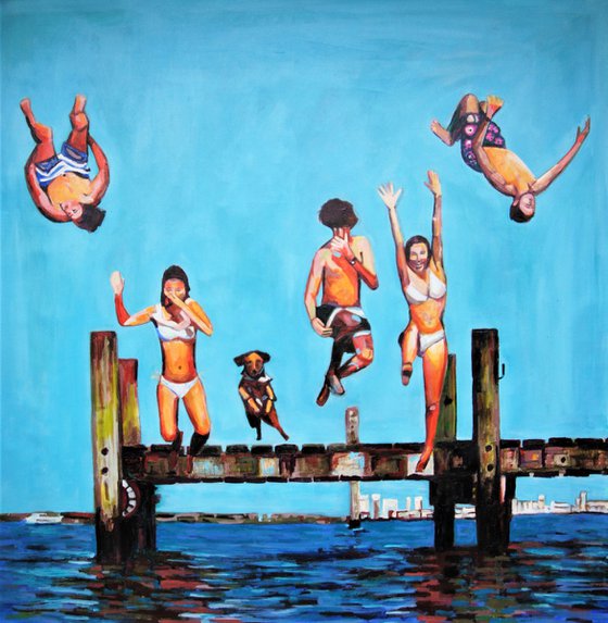 Jump / 100 x 100 x 2,5 cm