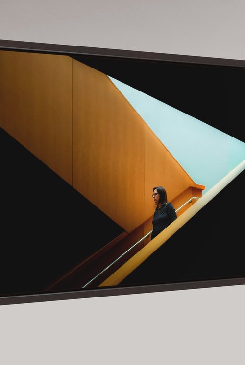 Woman on Stairs by Hyun De Grande