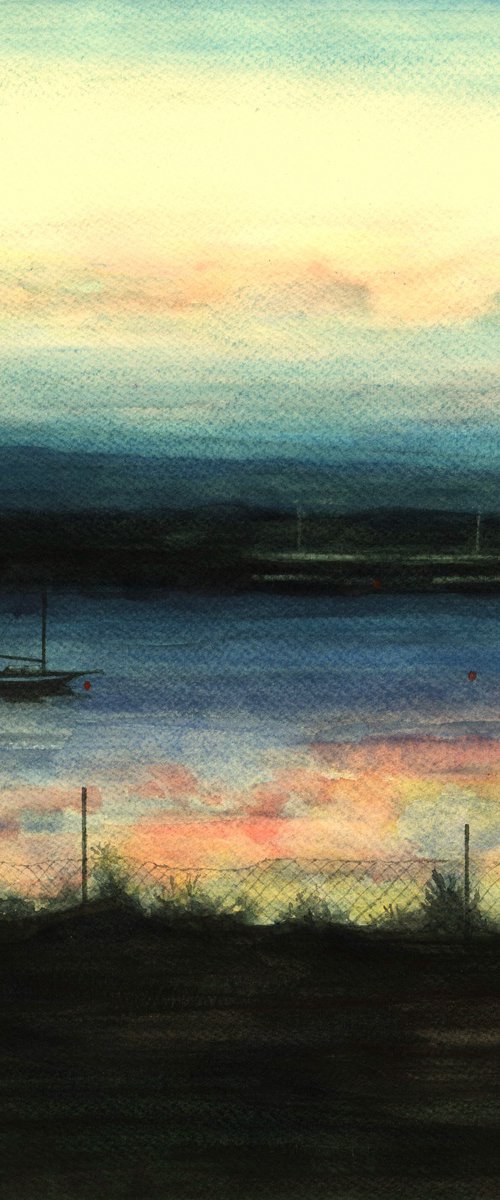 DAWN ON THE SEASIDE by Nives Palmić