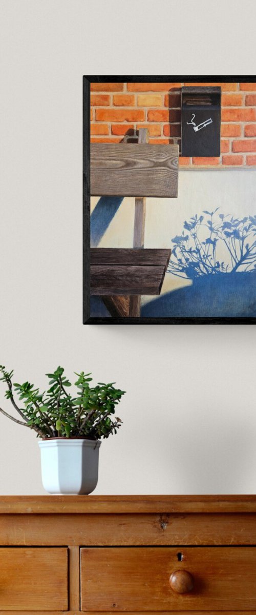 Smoker's Shadow by Eliza Kołodziej