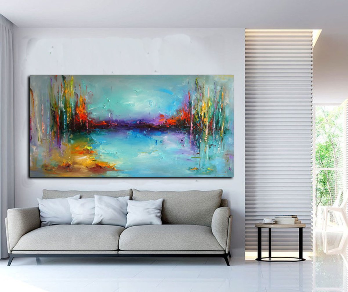 A Feeling Of Spring By Stanislav Lazarov, 71 X 35, Artwork For Sale On Artfinder