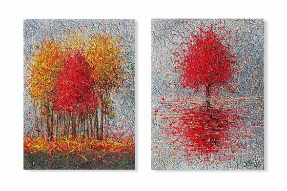 Lights of Autumn Diptych