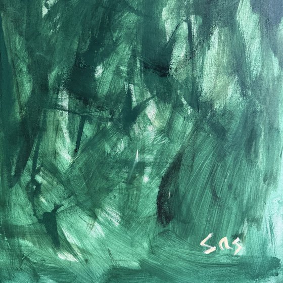 Green horse