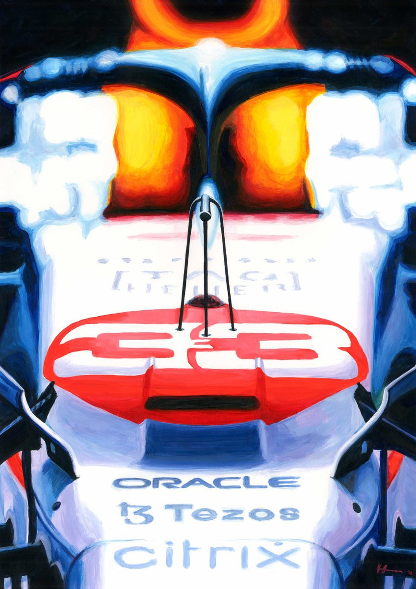 Max Verstappen - 2021 Turkish Gp By Alex Stutchbury, 18 X 25, Artwork For Sale On Artfinder