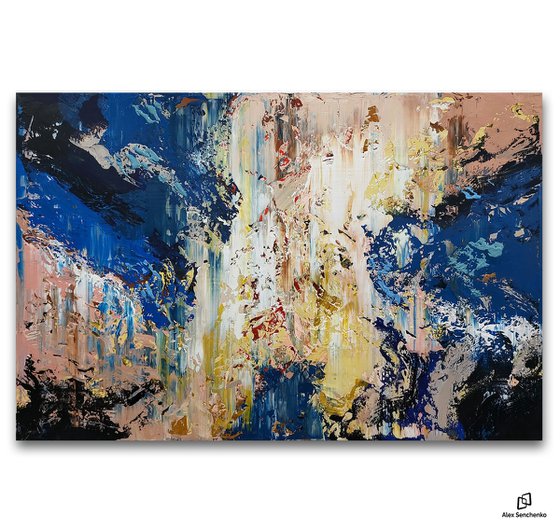 150x100cm. / abstract painting / Abstract 2290